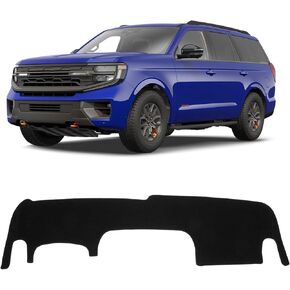 KUST Car Dash Cover Compatible with Chevy Chevrolet Silverado/GMC Sierra 1500 2500HD 3500HD 2007-2013 Dash Carpet Polyester Non-Slip Interior Accessories for Silverado/Sierra Custom Fit Dash Mat Black in Saudi Arabia