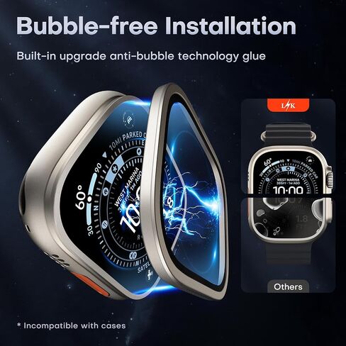 LϟK 8 Pack for Apple Watch Series 11/10 Screen Protector 42mm- Self-Healing TPU Screen Protector, Anti Scratch 0 Bubble, HD Touch Sensitive, Upgrade Flexible Film for iWatch S11/10 42mm in Kuwait