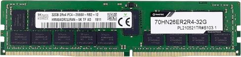 Timetec Hynix 128GB Kit (4x32GB) DDR4 2666MHz PC4-21300 Registered ECC 1.2V CL19 2Rx4 Dual Rank 288 Pin RDIMM Server Memory RAM Module Upgrade (128GB Kit (4x32GB)) in Saudi Arabia