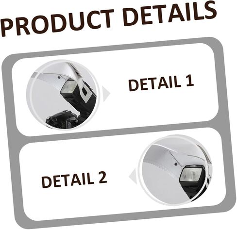 TEHAUX 2Pcs Flexible Flash Diffuser Reflector Boards for Indoor Photography Durable PU Material for Soft Light Outdoor Easy Setup with Elastic Band in Saudi Arabia