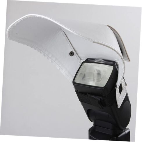 TEHAUX 2Pcs Flexible Flash Diffuser Reflector Boards for Indoor Photography Durable PU Material for Soft Light Outdoor Easy Setup with Elastic Band in Saudi Arabia
