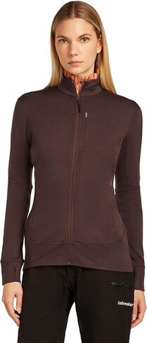 Icebreaker Merino womens Quantum Iv Long Sleeve Wool Athletic Full Zip Sweater in Saudi Arabia