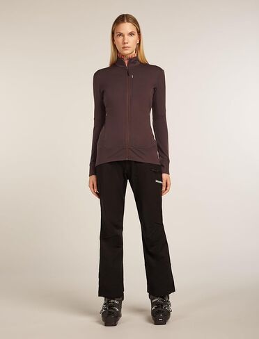 Icebreaker Merino womens Quantum Iv Long Sleeve Wool Athletic Full Zip Sweater in Saudi Arabia