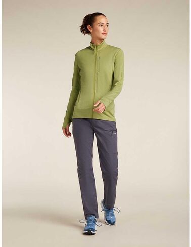 Icebreaker Merino womens Quantum Iv Long Sleeve Wool Athletic Full Zip Sweater in Saudi Arabia