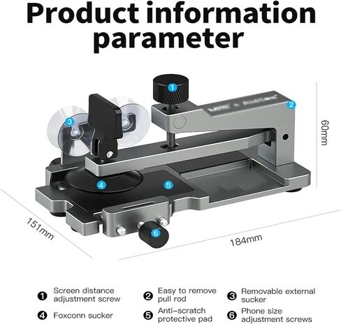 Lcd Screen Separator for Cell Phones, No Heating, No Damage Separation, Tool for Quickly Disassembling and Repairing the Screen in Saudi Arabia