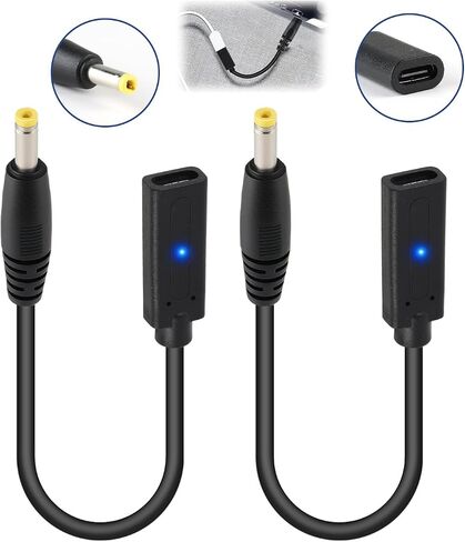 2 Pack USB-C Charging Cable Adapter for PSP, PSP to Type-C Adapter Charger Cord Compatible with PS Vita 1000/2000/3000 Series E-1000 L-Shape Consoles (Please Note: Only for 5V2A/10W or Lower) in Saudi Arabia