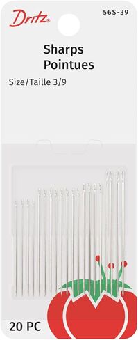 dritz 16-piece sharps إبر يدوي ، مقاس 1/5  in Kuwait