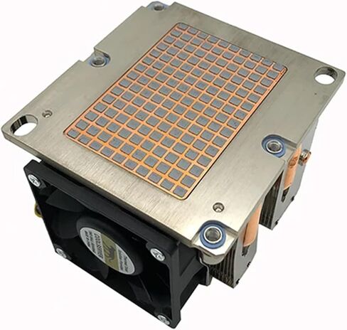 LGA3647-2U-S82 وحدة المعالجة المركزية برودة 205 واط ل LGA 3647 مربع نوع المبرد 2U بالوعة الحرارة 4 أنابيب الحرارة الجانب ضربة مروحة التبريد in Saudi Arabia