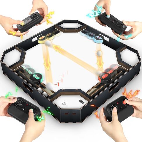 Hyperlaps.10 Game 4 Players Arcade Games for Home, Hyperlaps.io Tables Game for Adults with a Points System, Fun Table Games for Family Gatherings in Saudi Arabia