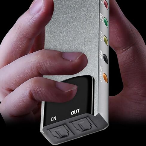 بطاقة صوت محيطية USB 7.1 من GOWENIC مع صوت رقمي SPDIF، وبطاقة صوت ستيريو خارجية، ومحول بطاقة صوت خارجي USB مع تأثير صوت PUBG، التوصيل والتشغيل in Kuwait