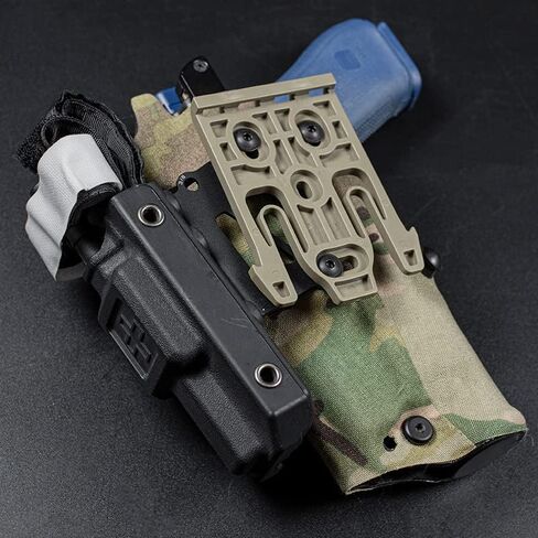 Tactical Duty Holster Extended Support Negative Cant Plate Mount Equipment Tourniquet Holder Mount Adapter in Saudi Arabia
