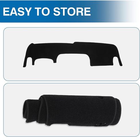 تغطية Dash Car Car Cover مع Chevy Chevrolet Silverado/GMC Sierra 1500 2500HD 3500HD 2007-2013 DASH POLYESTER POLYESTER INSIORIS in Saudi Arabia