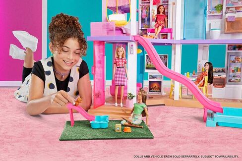 Barbie DreamHouse, Doll House Playset with 75+ Furniture & Accessories, 10 Play Areas, Lights & Sounds, Wheelchair-Accessible Elevator in Saudi Arabia
