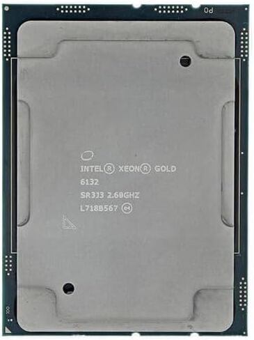 معالج Intel Xeon Gold 6132 Tetradeca-core (14 كور) 2.60 جيجا هرتز - ذاكرة تخزين مؤقت 19.25 ميجا بايت L3 - ذاكرة تخزين مؤقت 14 ميجا بايت L2 - معالجة 64 بت - سرعة رفع تردد التشغيل 3.70 جيجا هرتز - 14 نانومتر - مقبس 3647-140 وات - (متجدد) in Saudi Arabia