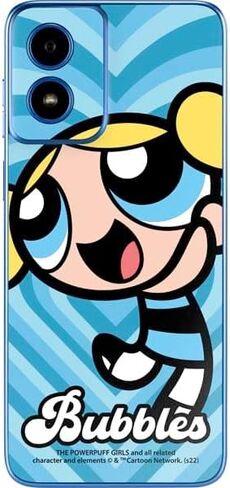 غلاف هاتف Skinit متوافق مع Moto G Play 4G - تصميم Cartoon Network Powerpuff Girls Blossom مرخص رسميًا in Saudi Arabia