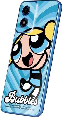 غلاف هاتف Skinit متوافق مع Moto G Play 4G - تصميم Cartoon Network Powerpuff Girls Blossom مرخص رسميًا in Saudi Arabia