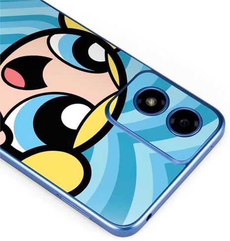 غلاف هاتف Skinit متوافق مع Moto G Play 4G - تصميم Cartoon Network Powerpuff Girls Blossom مرخص رسميًا in Saudi Arabia