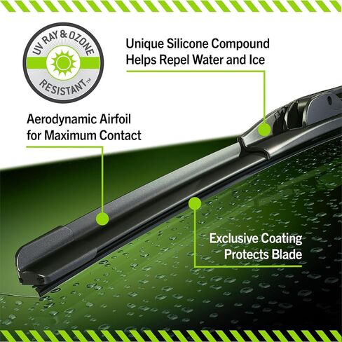 TRICO Signal Premium Silicone 24 " + 19" استبدال أدوات الزجاج الأمامي شفرات شعاع الشفرات مع مؤشر الأداء التنبئي الحصري و 3 × عمر أطول لنماذج مركبة مختارة ، 2 عبوة in Saudi Arabia