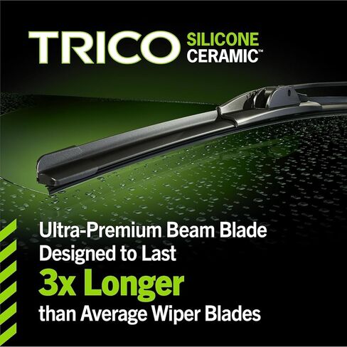 TRICO Signal Premium Silicone 24 " + 19" استبدال أدوات الزجاج الأمامي شفرات شعاع الشفرات مع مؤشر الأداء التنبئي الحصري و 3 × عمر أطول لنماذج مركبة مختارة ، 2 عبوة in Saudi Arabia