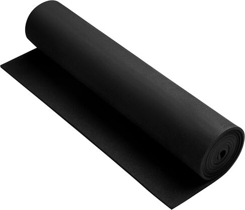 AMZQNART 2 Pack EVA Foam 2mm، لفة إسفنجية للحفلات التنكرية، 16 × 59 بوصة سوداء، مناسبة لعارضات الأزياء التنكرية الإسفنجية الكبيرة، والمشروعات اليدوية، والحرف اليدوية، وكثافة عالية للغاية 90 كجم/م3. in Kuwait