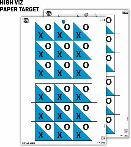 Allen Company EZ Aim Fun Get The Game On Paper Shooting Targets، 12 بوصة عرض × 18 بوصة ارتفاع، 8 عبوات، متعددة in Saudi Arabia