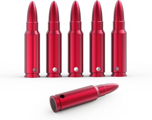 Training Snap Caps Dummy Rounds, Durable CNC-Machined Aluminum Alloy Safe for Handling Drills & Dry Fire Practice, Ideal for Shooting Skill Training. in Saudi Arabia