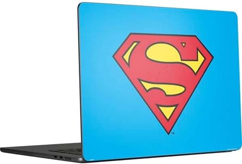 Skinit Decal Laptop Skin Compatible with MacBook Air 15 in (2023-2025) - Officially Licensed DC Comics Superman Logo Background Pattern Design in Saudi Arabia