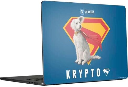 Skinit Decal Laptop Skin Compatible with MacBook Air 15 in (2023-2025) - Officially Licensed DC Comics Superman Logo Background Pattern Design in Saudi Arabia