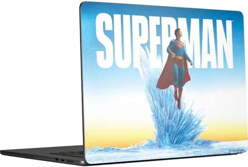 Skinit Decal Laptop Skin Compatible with MacBook Air 15 in (2023-2025) - Officially Licensed DC Comics Superman Logo Background Pattern Design in Saudi Arabia