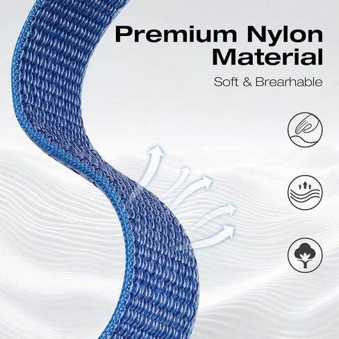 Sport Nylon Loop Compatible with Whoop 4.0 Band, Soft Breathable Nylon Adjustable Replacement Strap for Men Women in Kuwait