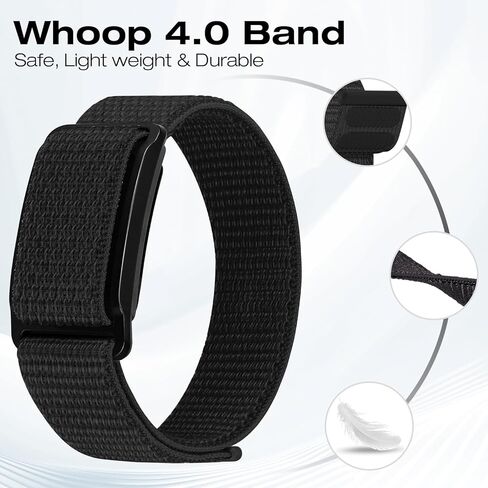 Sport Nylon Loop Compatible with Whoop 4.0 Band, Soft Breathable Nylon Adjustable Replacement Strap for Men Women in Kuwait