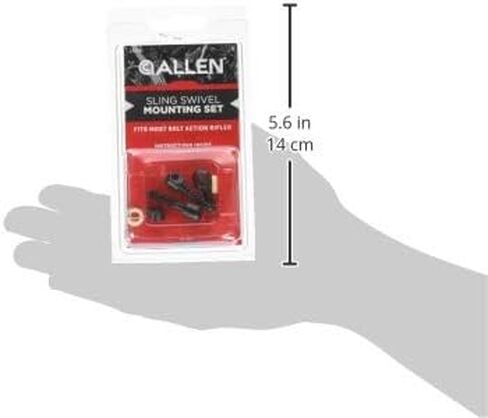 Allen Company Gun Sling Swivel Mounting Hardware, Bolt Action Rifles,Black in Saudi Arabia