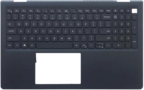 Replacement for Dell Inspiron 15 3510 3511 3515 3520 Laptop Upper Case Palmrest Backlit/Non-Backlit Keyboard USB/Type-C Hole Assembly Part 09CJN3 054WVM (Inspiron 15 3510 Non-Backlit & USB Hole) in Saudi Arabia