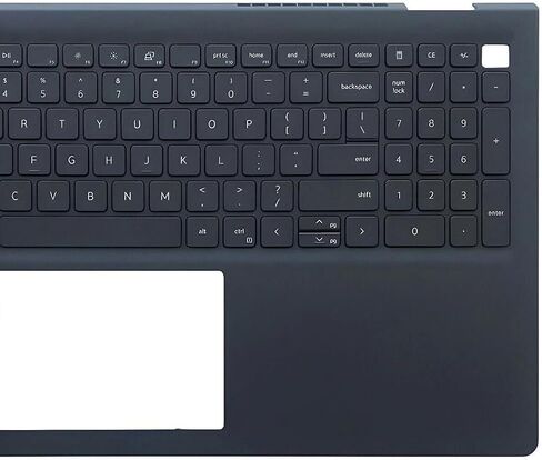 Replacement for Dell Inspiron 15 3510 3511 3515 3520 Laptop Upper Case Palmrest Backlit/Non-Backlit Keyboard USB/Type-C Hole Assembly Part 09CJN3 054WVM (Inspiron 15 3510 Non-Backlit & USB Hole) in Saudi Arabia