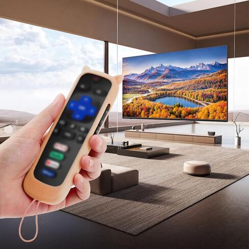Glow in The Dark Remote Control Cover Anti-Slip Protective Sleeve for Smart TV Living Room Bedroom Use for Mom 1 Pcs(Green) in Saudi Arabia