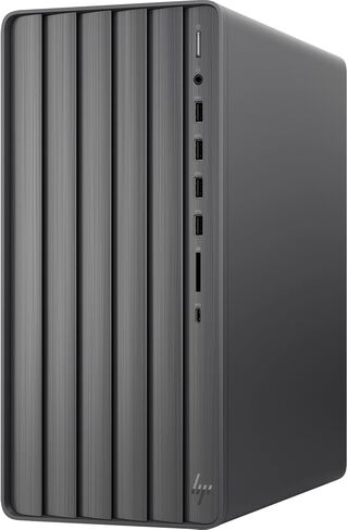 كمبيوتر سطح المكتب HP OmniDesk AI، 16 وحدة NPU، وحدة المعالجة المركزية AMD Ryzen 7-8700G 8 النواة (تصل إلى 5.1 جيجا هرتز)، USB-C، Wi-Fi 6، دعم الشاشة المزدوجة، بلوتوث، Windows 11 Pro، لوحة مفاتيح وماوس لاسلكيين (ذاكرة الوصول العشوائي 64 جيجابايت و1 تيرابا in Kuwait