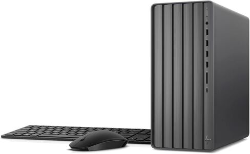 كمبيوتر سطح المكتب HP OmniDesk AI، 16 وحدة NPU، وحدة المعالجة المركزية AMD Ryzen 7-8700G 8 النواة (تصل إلى 5.1 جيجا هرتز)، USB-C، Wi-Fi 6، دعم الشاشة المزدوجة، بلوتوث، Windows 11 Pro، لوحة مفاتيح وماوس لاسلكيين (ذاكرة الوصول العشوائي 64 جيجابايت و1 تيرابا in Kuwait