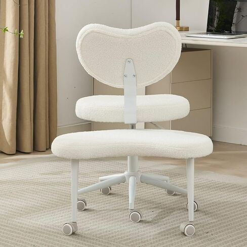 Cross Legged Office Chair for Mediation & Yoga,Rotating Footstool, Adjustable Height Criss Cross Kneeling Chair,Ergonomic Back Support,Home Office Desk Chairs, Black Leather in Saudi Arabia