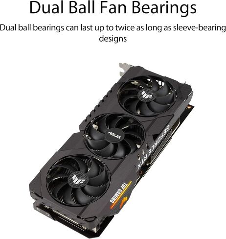 ASUS TUF Gaming NVIDIA GeForce RTX 3080 V2 OC Edition Graphics Card (PCIe 4.0, 10GB GDDR6X, LHR, HDMI 2.1, DisplayPort 1.4a, Dual Ball Fan Bearings, Military-Grade Certification, GPU Tweak II) in Saudi Arabia