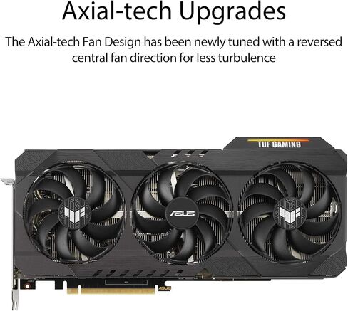 ASUS TUF Gaming NVIDIA GeForce RTX 3080 V2 OC Edition Graphics Card (PCIe 4.0, 10GB GDDR6X, LHR, HDMI 2.1, DisplayPort 1.4a, Dual Ball Fan Bearings, Military-Grade Certification, GPU Tweak II) in Saudi Arabia