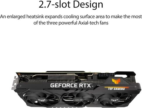 ASUS TUF Gaming NVIDIA GeForce RTX 3080 V2 OC Edition Graphics Card (PCIe 4.0, 10GB GDDR6X, LHR, HDMI 2.1, DisplayPort 1.4a, Dual Ball Fan Bearings, Military-Grade Certification, GPU Tweak II) in Saudi Arabia