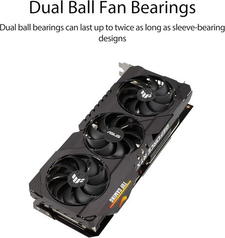 ASUS TUF Gaming NVIDIA GeForce RTX 3080 V2 OC Edition Graphics Card (PCIe 4.0, 10GB GDDR6X, LHR, HDMI 2.1, DisplayPort 1.4a, Dual Ball Fan Bearings, Military-Grade Certification, GPU Tweak II) in Saudi Arabia