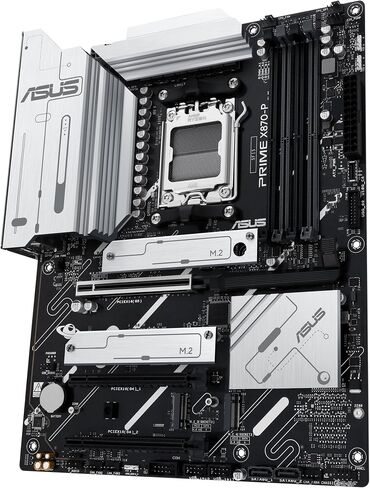 ASUS Prime X870-P-CSM AMD AM5 X870 ATX Business Motherboard, 14+2+1 80A DrMOS Power Stages, DDR5, PCIe 5.0, PCIe 5.0 x16, 4X M.2, 2.5Gb LAN, HDMI™, USB4®, USB Type-C®, ASUS Control Center Express in Saudi Arabia