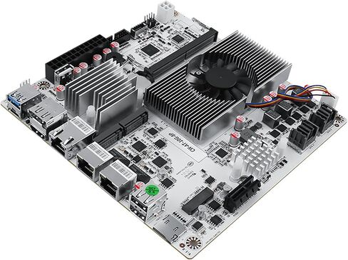 لوحة أم NAS Mini ITX 10Gbps NAS ذات 8 فتحات قابلة للتكيف لدعم 8sata، منفذ كهربائي واحد بسرعة 10 جيجابت في الثانية، منفذان كهربائيان 2.5 جيجا، اثنان m.2 nvme، اثنان pcie3.0 Type-c 10 جيجابت في الثانية (N350+2 * 8643) in Saudi Arabia