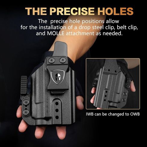 WARRIORLAND MB1 مسدس خفيف وحافظة مخصصة، يناسب Taurus G2C/G3C/PT111 G2/PT140 G2، ضوء سلاح تكتيكي مدمج بقدرة 500 لومن مثبت على السكك الحديدية مع ليزر أحمر وأبيض LED، مؤشر الطاقة in Saudi Arabia