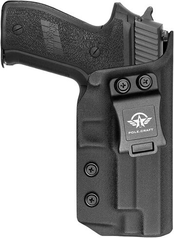 Sig P226 Holster IWB / OWB Kydex Holster Fit مخصص: Sig Sauer P226 بالحجم الكامل 4.4 بوصة برميل - حزام داخلي مخفي للحمل / حزام خارجي للحمل 1.5-2 بوصة مشبك حزام - Adj. عدم القدرة على الاحتفاظ - زر الغطاء المغناطيسي - المدخل الموسع - لا تآكل، لا اهتزاز in Kuwait