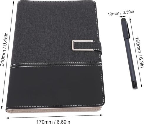 Fafeicy Digital Smart Pen Notebook Set, with Real Time Sync Digitizes Handwriting to Text, for Students and Professionals 160 Pages MasterBen APP Compatible in Saudi Arabia