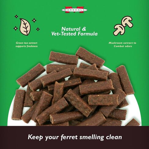 Marshall 41683 Goodbye Odor Semi-Moist Treats for Ferrets, 2.5 oz in Saudi Arabia