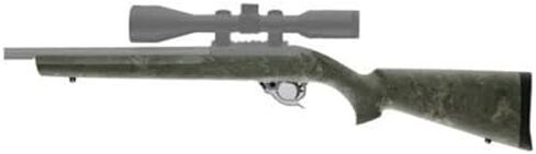 Hogue Rubber OverMolded Stock for Ruger 10/22 with .920" Diameter Barrel Channel, Ghillie Green - 22810 in Saudi Arabia