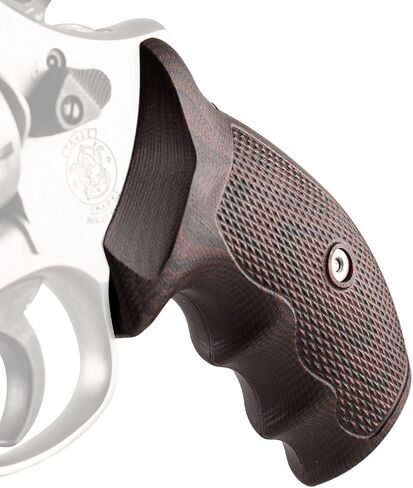VZ Grips Smith & Wesson K/L-Frame Tactical Diamond Round Bottom Gun Grip, Superior Comfort, Superior Control, Made in The USA, 2 Panels in Saudi Arabia